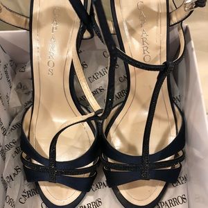 Caparros evening t strap ladies sandals